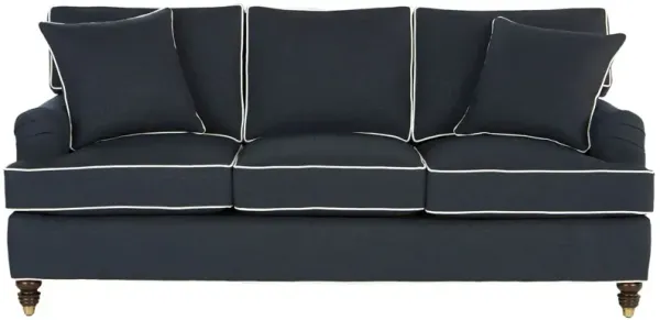 Kate Sofa, Navy/White Crypton