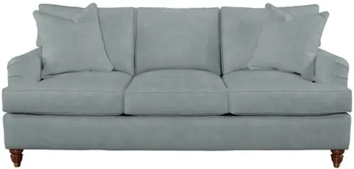 Kate Queen Sleeper Sofa - Crypton Linen - Handcrafted