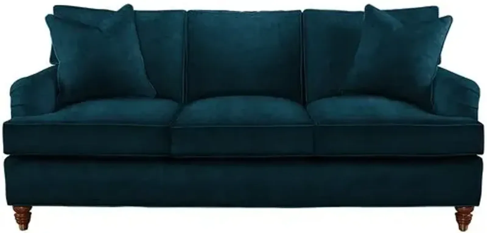 Kate Queen Sleeper Sofa - Crypton Velvet - Handcrafted