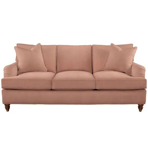 Kate Queen Sleeper Sofa - Crypton Velvet - Handcrafted