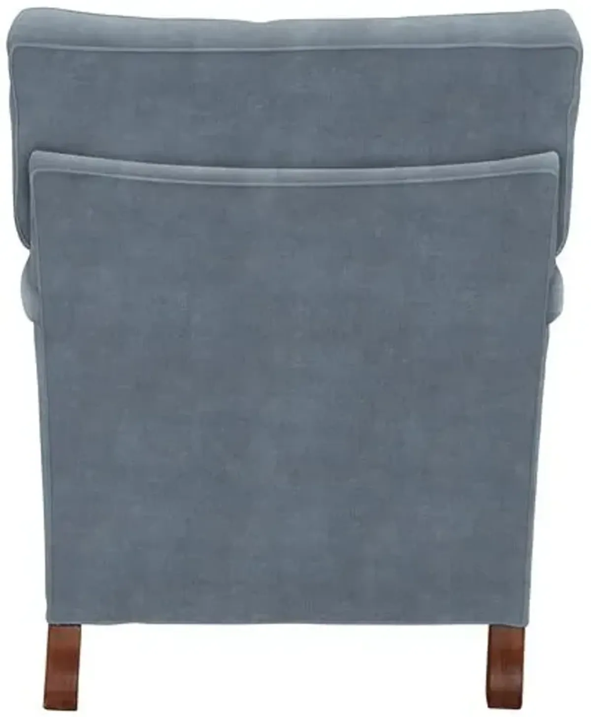 Kate Chair - Crypton Velvet - Handcrafted - Blue