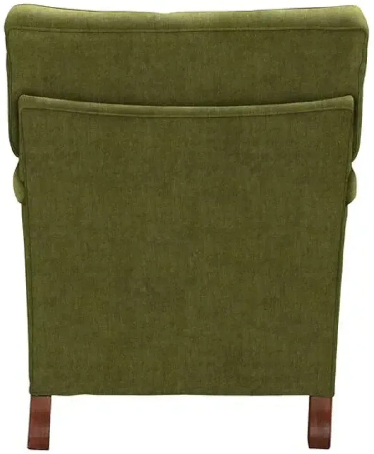 Kate Chair - Crypton Velvet - Handcrafted - Green