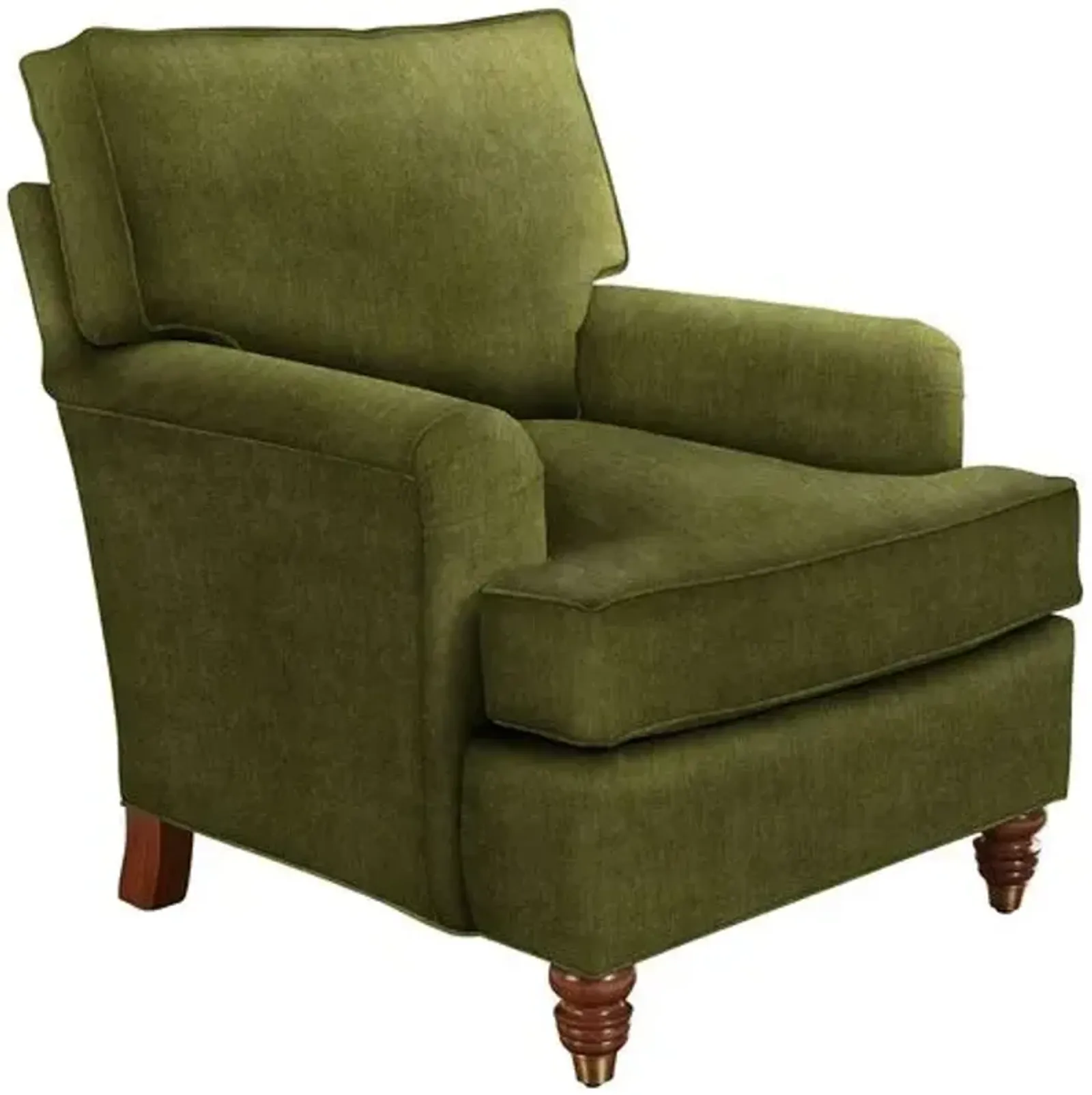 Kate Chair - Crypton Velvet - Handcrafted - Green