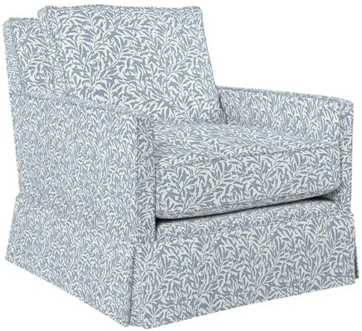 Auburn Club Chair - Lunden Floral - Hancrafted in the USA