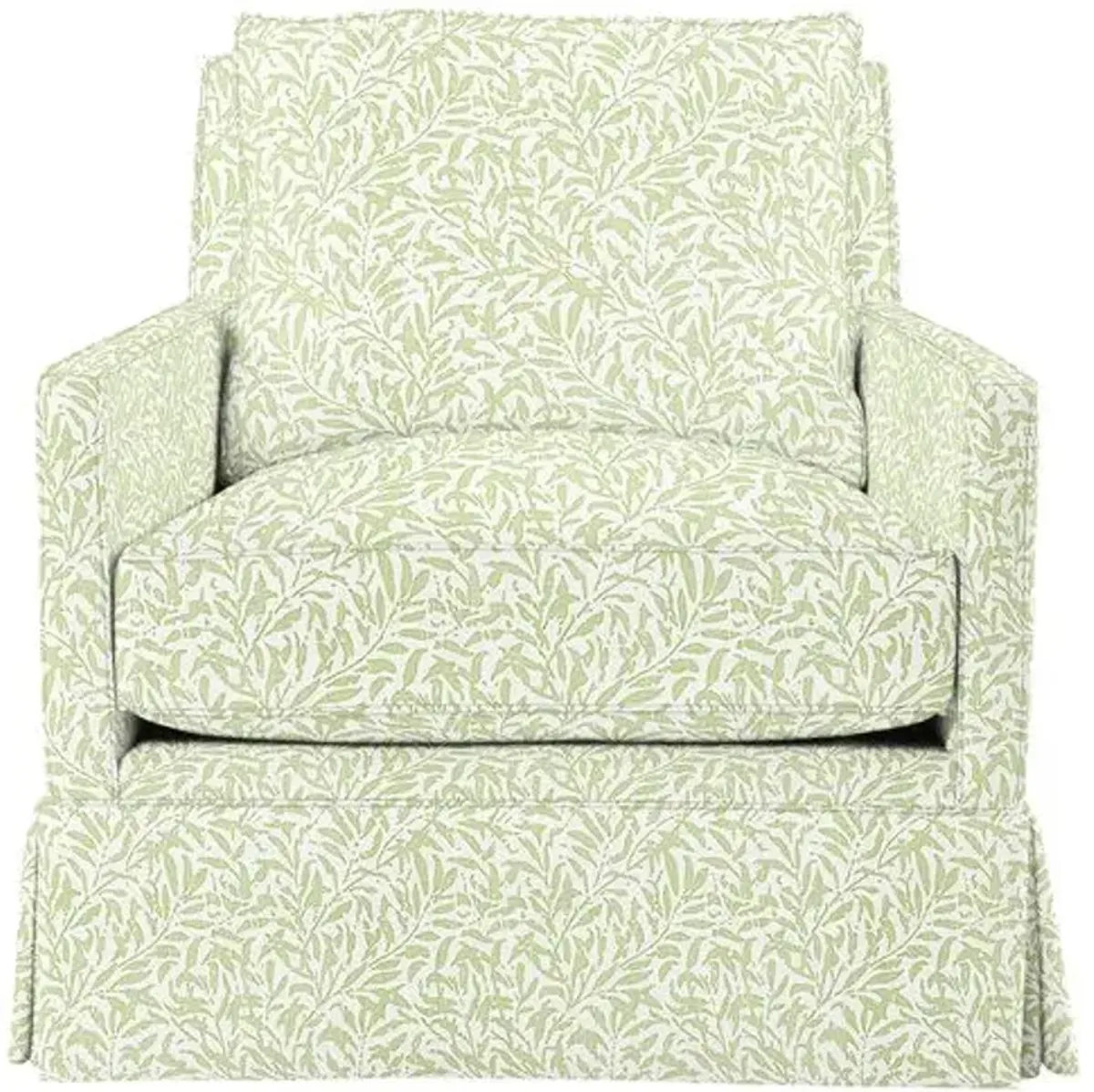 Auburn Club Chair - Lunden Floral - Hancrafted in the USA