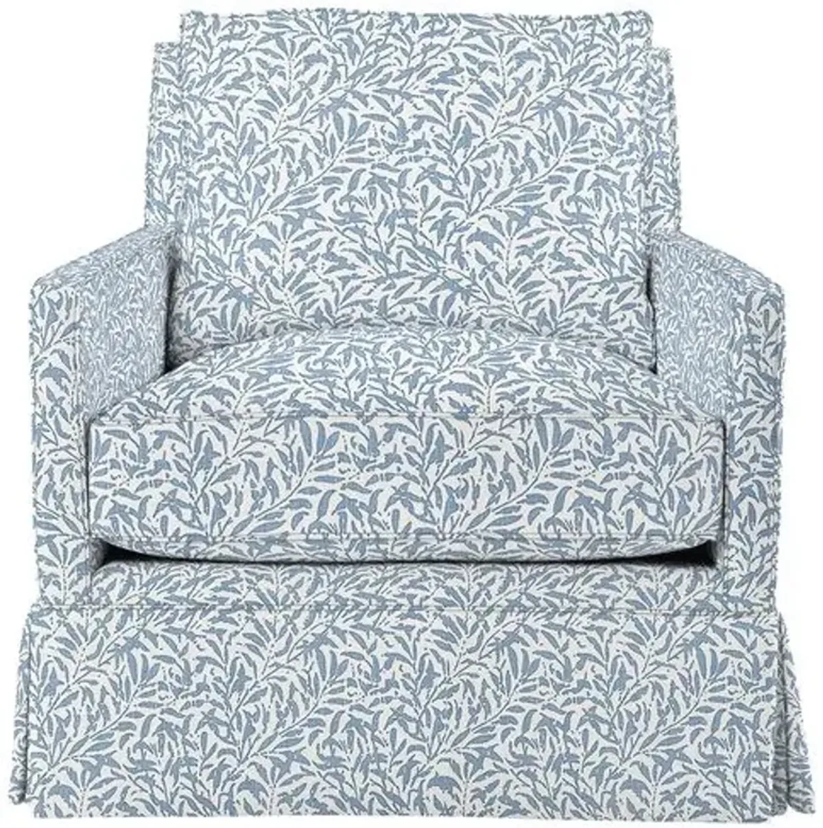 Auburn Club Chair - Lunden Floral - Hancrafted in the USA