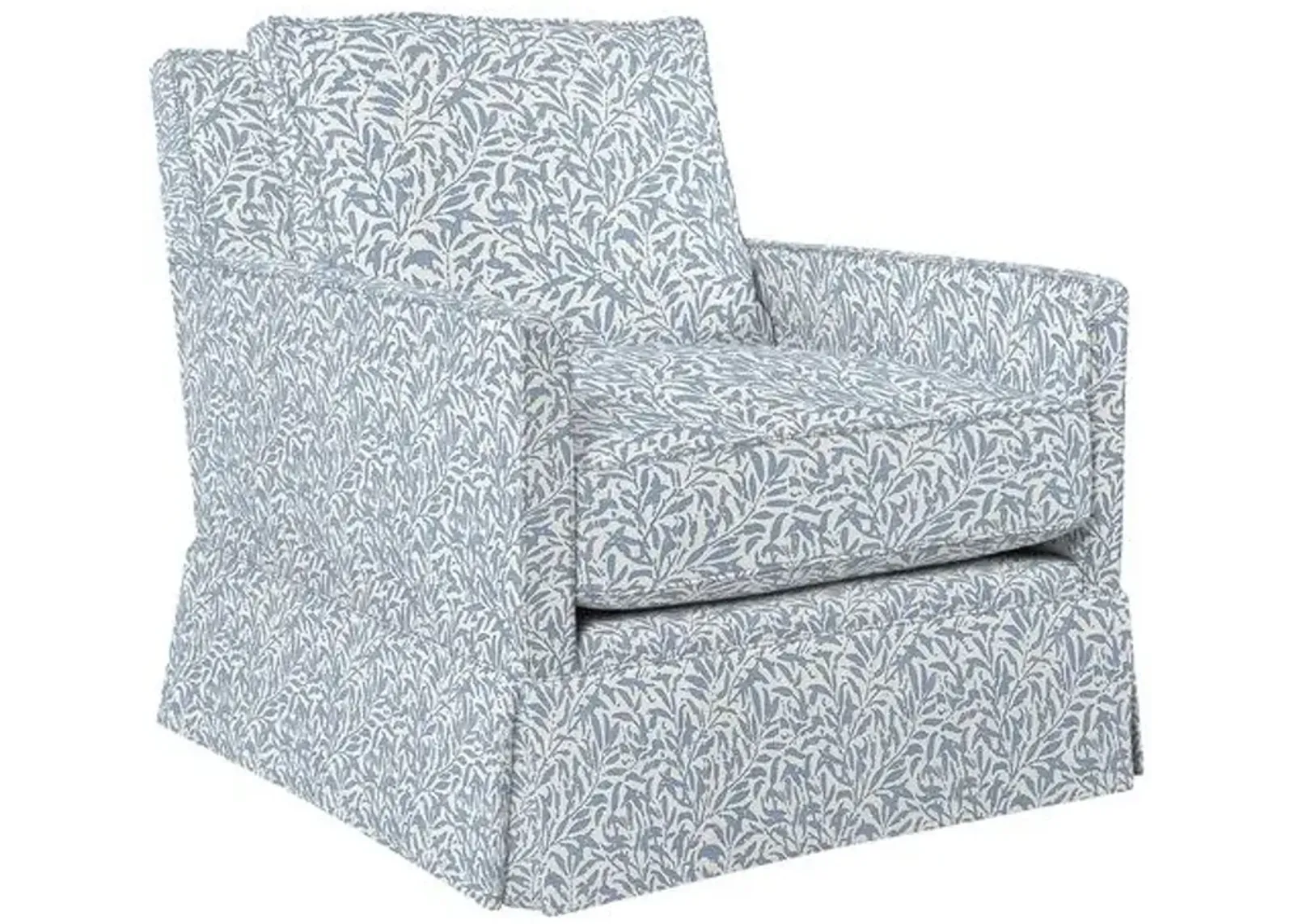 Auburn Club Chair - Lunden Floral - Hancrafted in the USA