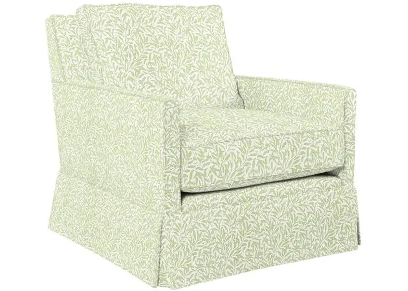 Auburn Club Chair - Lunden Floral - Hancrafted in the USA