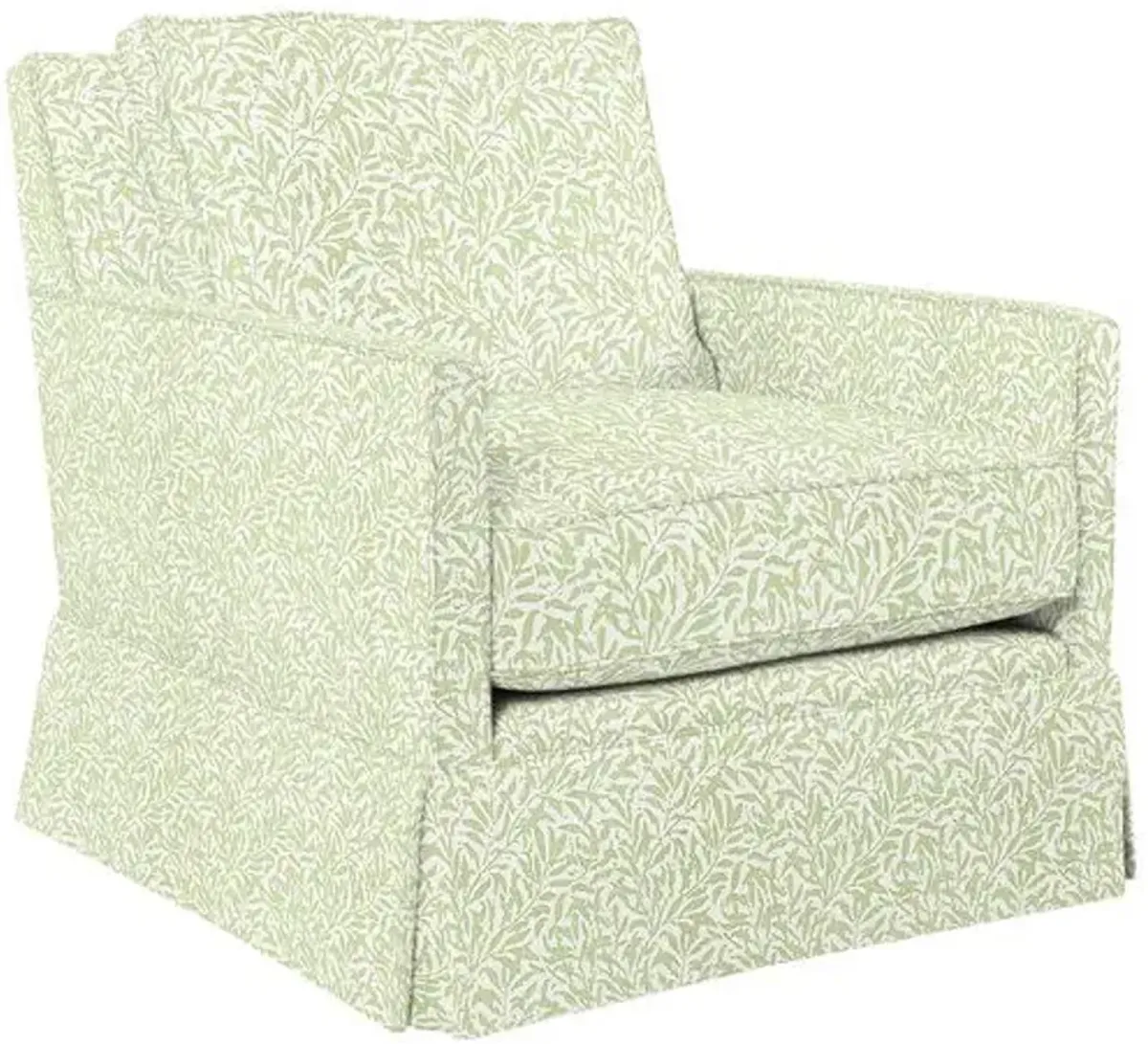 Auburn Club Chair - Lunden Floral - Hancrafted in the USA