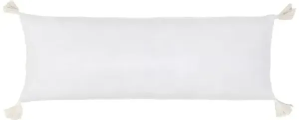 Bianca 14x40 Pillow - White - Pom Pom at Home