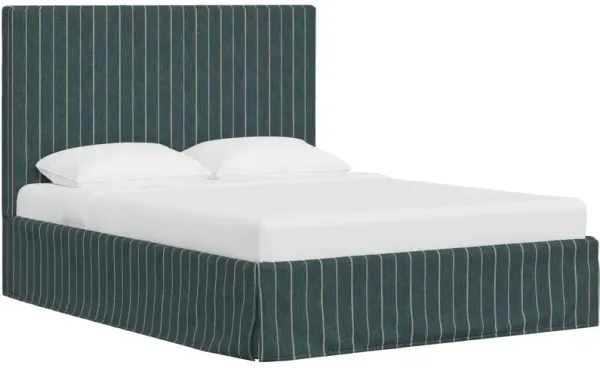 Juliet Slipcover Bed, Pinstripe