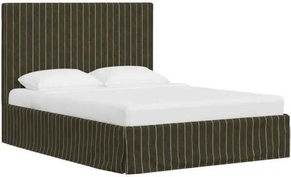 Juliet Slipcover Bed, Pinstripe