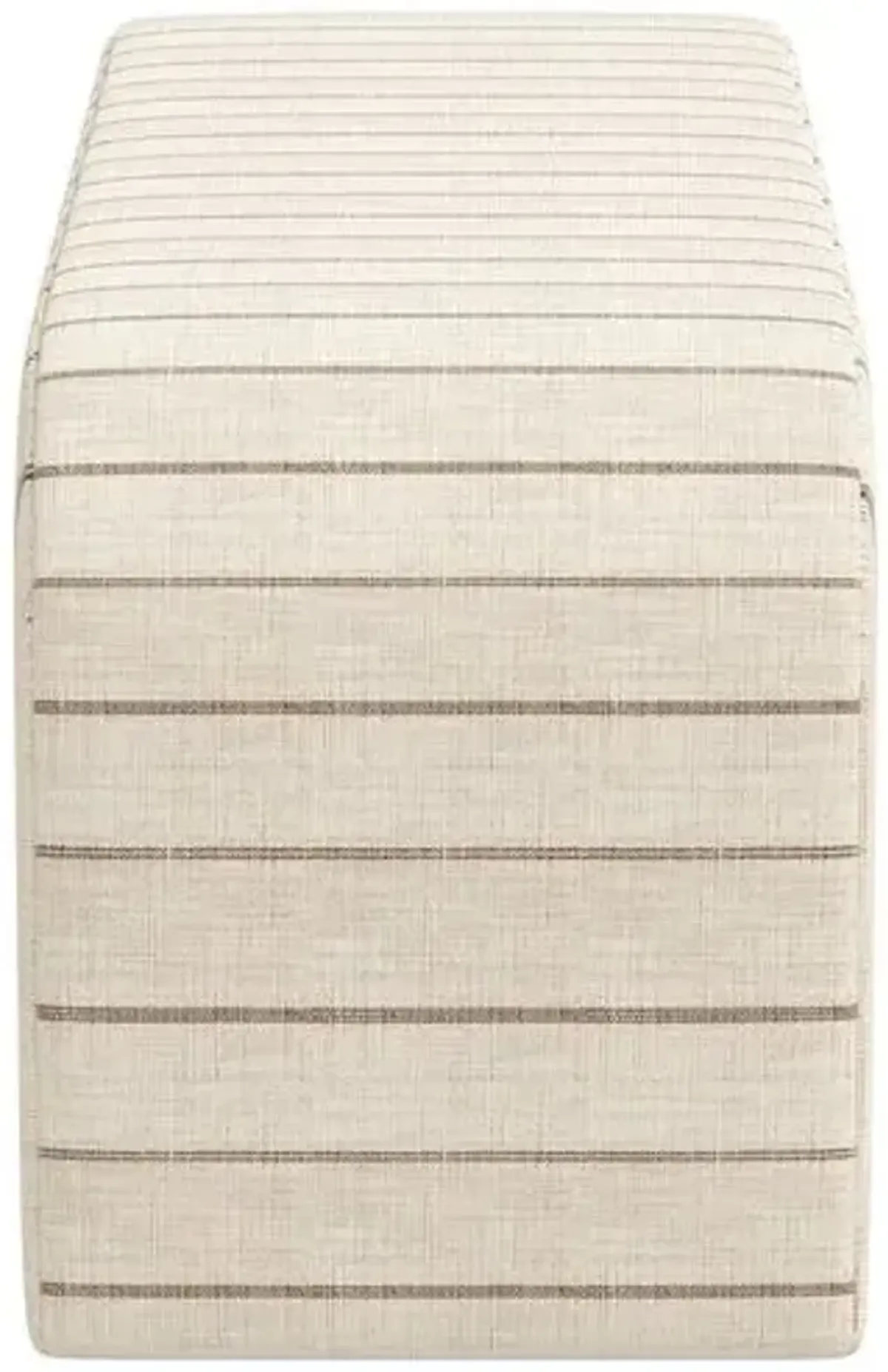 Celia Waterfall Bench - Pinstripe - Beige