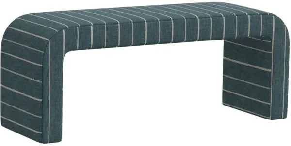 Celia Waterfall Bench, Pinstripe