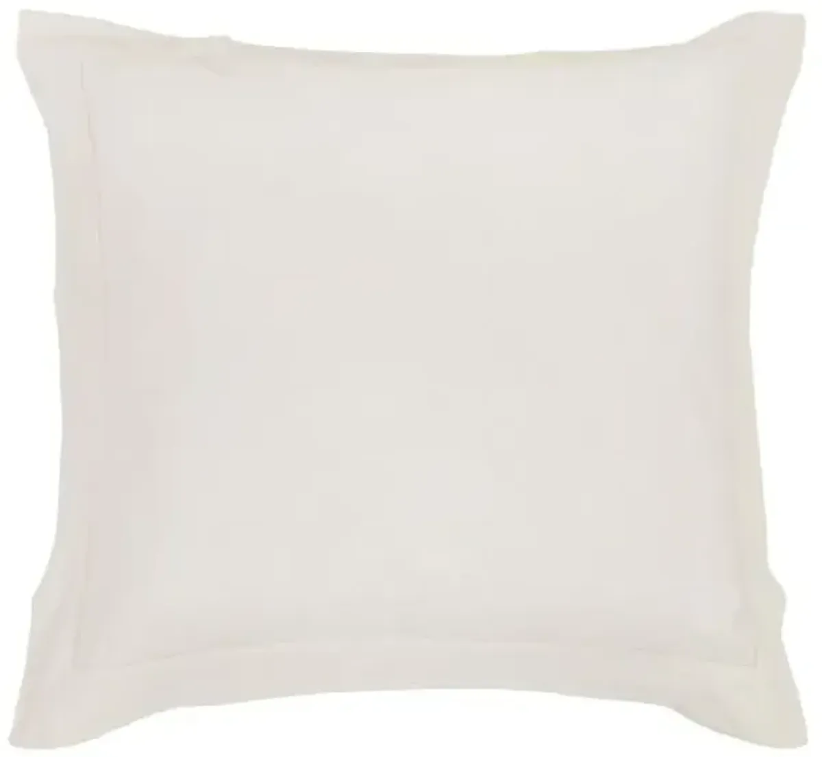 Classico Hemstitch Cotton Sateen Duvet Set - Pom Pom at Home - Ivory