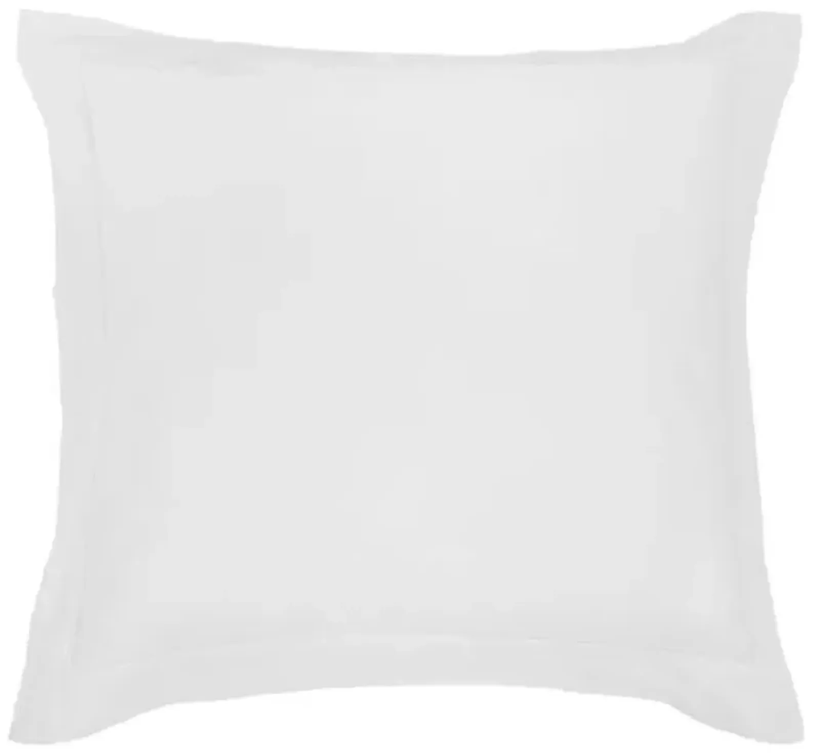 Classico Hemstitch Cotton Sateen Euro Sham - Pom Pom at Home - White