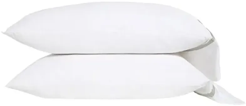 Langston Bamboo Sateen Sheet Set - Pom Pom at Home - Green, 300 Thread Count, Egyptian Cotton Sateen, Soft and Luxurious