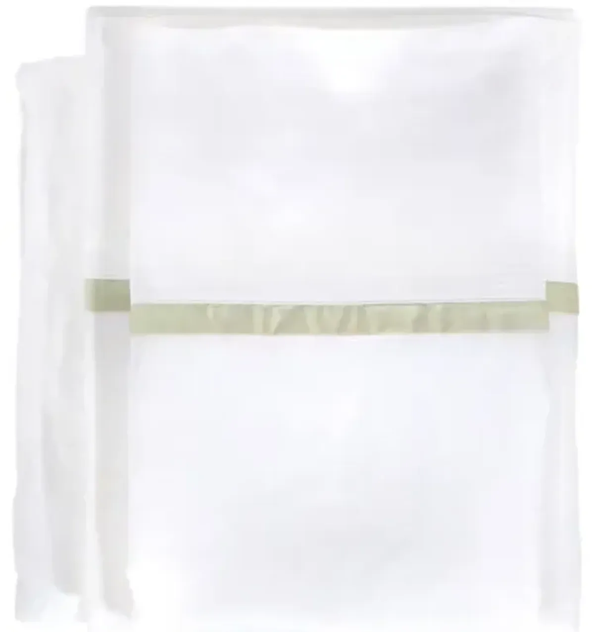 Langston Bamboo Sateen Sheet Set - Pom Pom at Home - Green, 300 Thread Count, Egyptian Cotton Sateen, Soft and Luxurious