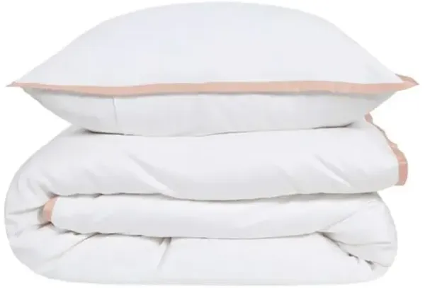 Langston Bamboo Sateen Duvet Set - Pom Pom at Home - Pink