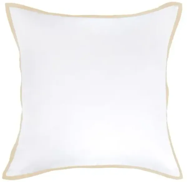 Langston Bamboo Sateen Euro Sham - Pom Pom at Home - Brown