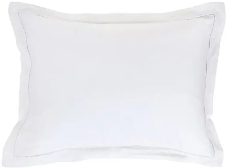 Sheena Bamboo Sateen Duvet Set - Pom Pom at Home - White