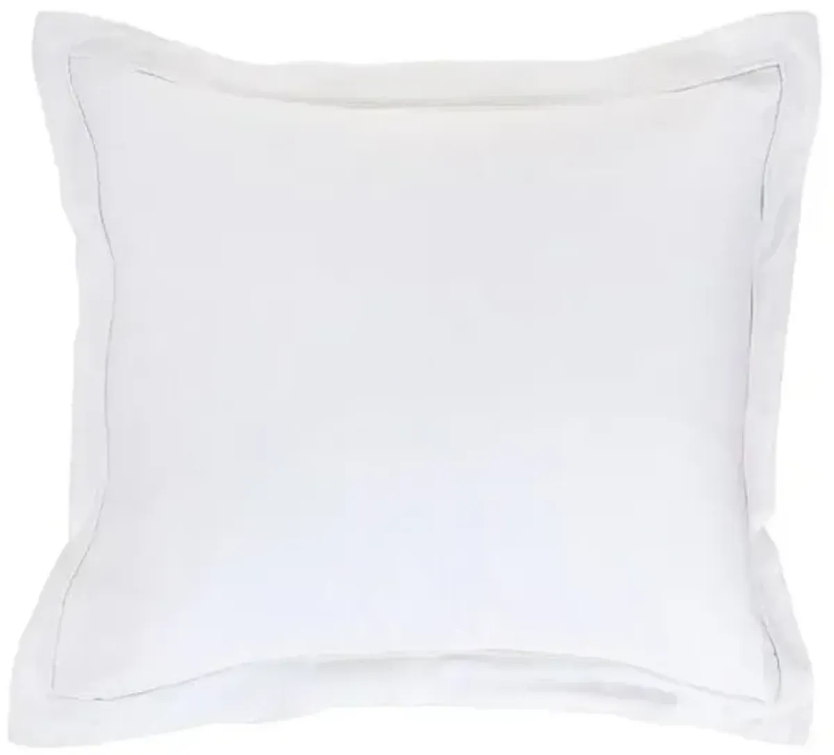 Sheena Bamboo Sateen Euro Sham - Pom Pom at Home - White