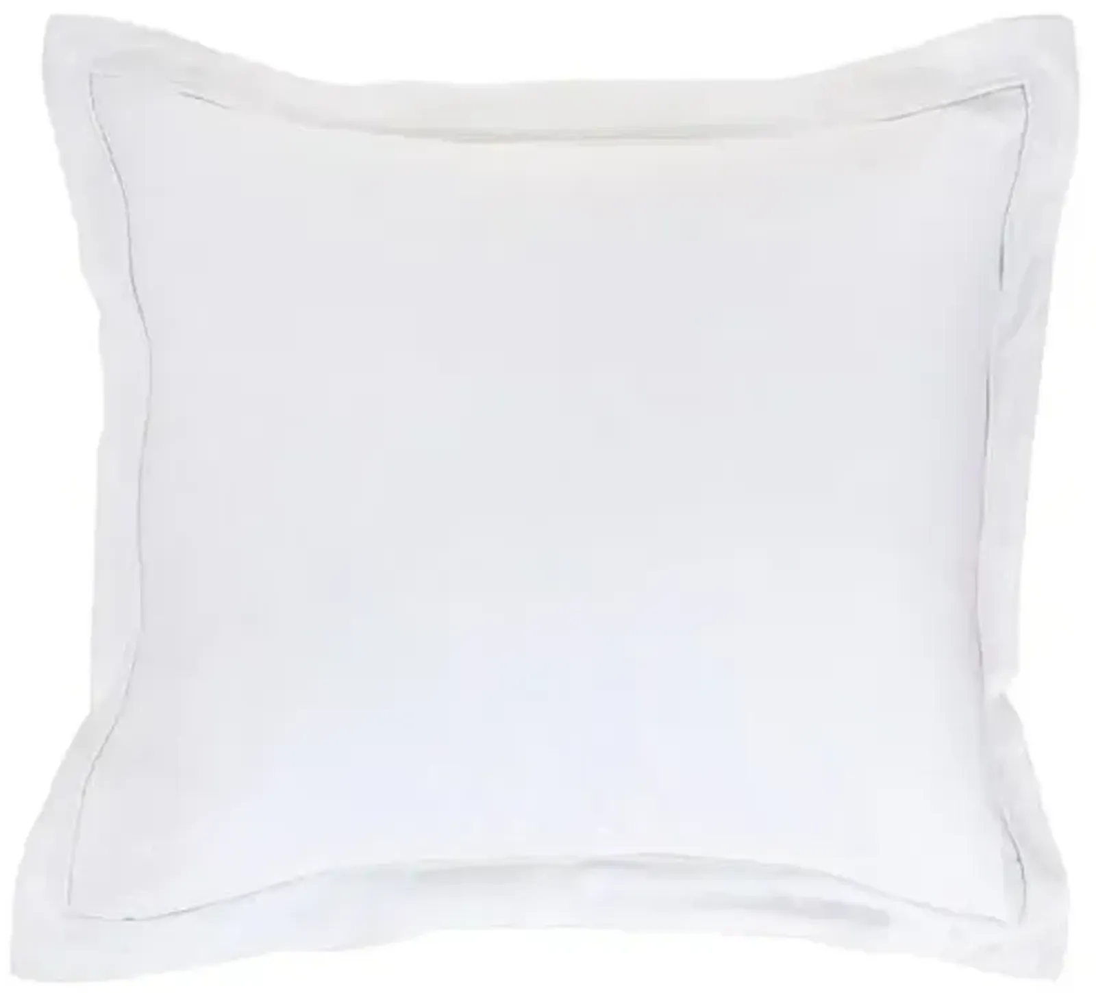 Sheena Bamboo Sateen Euro Sham - Pom Pom at Home - White