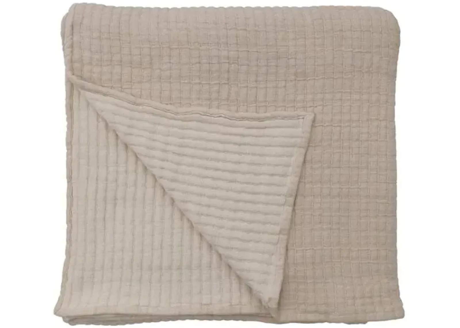 Vancouver Coverlet - Pom Pom at Home - Brown