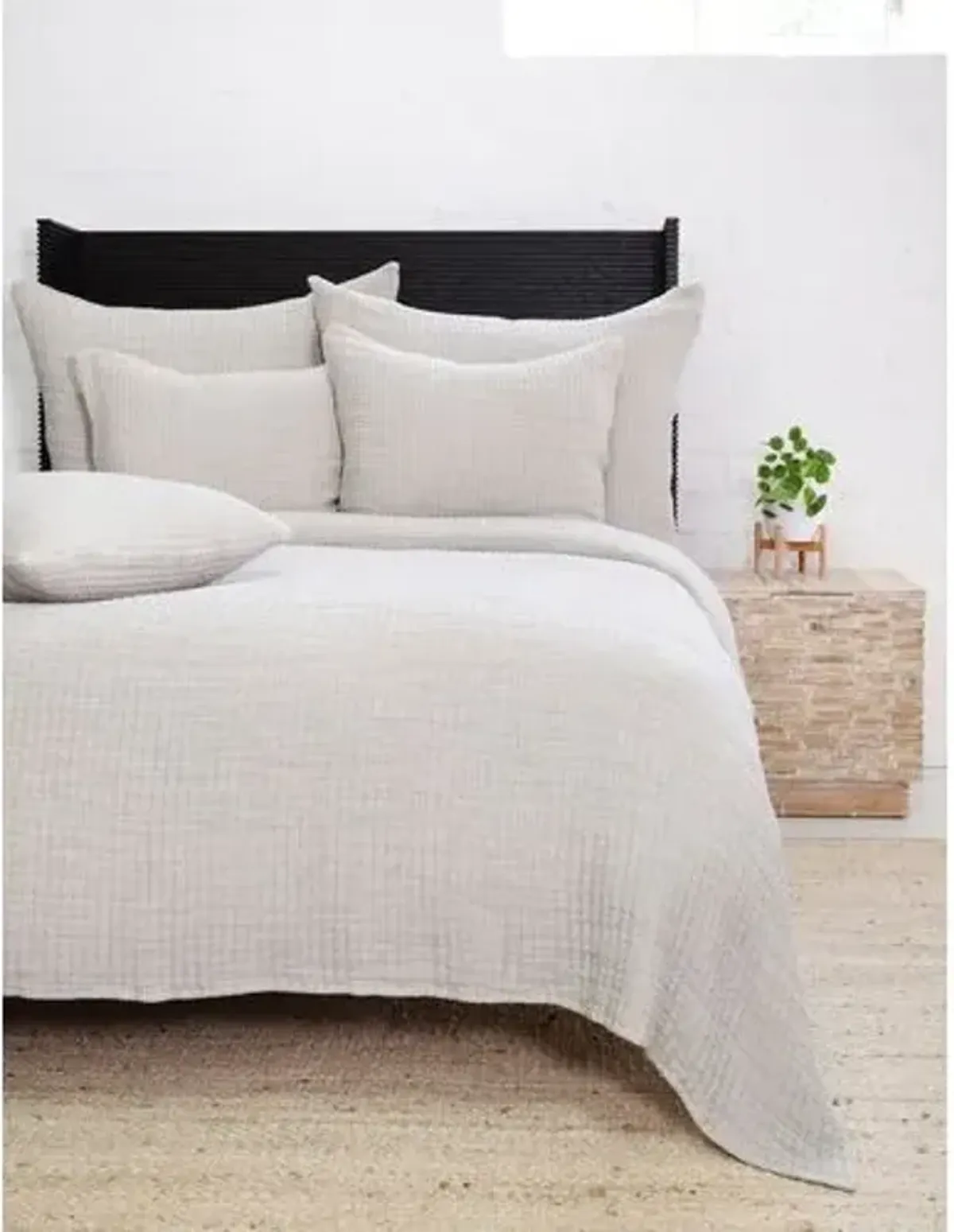 Vancouver Coverlet - Pom Pom at Home - Gray