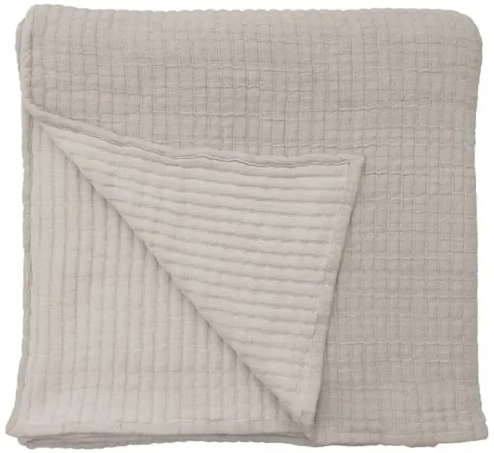 Vancouver Coverlet - Pom Pom at Home - Gray