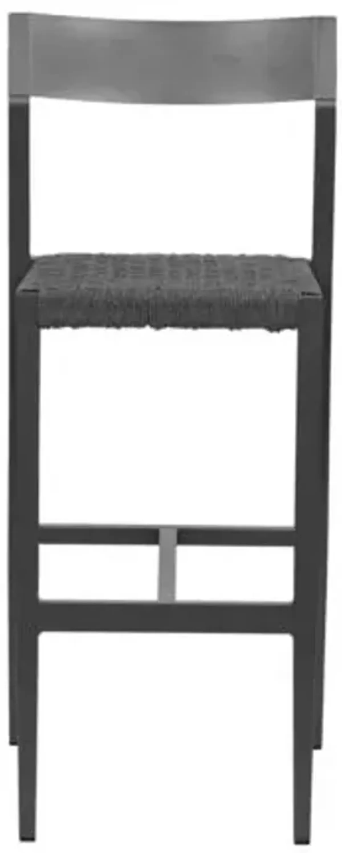 Set of 2 Graystone Outdoor Rope Barstools - Gray