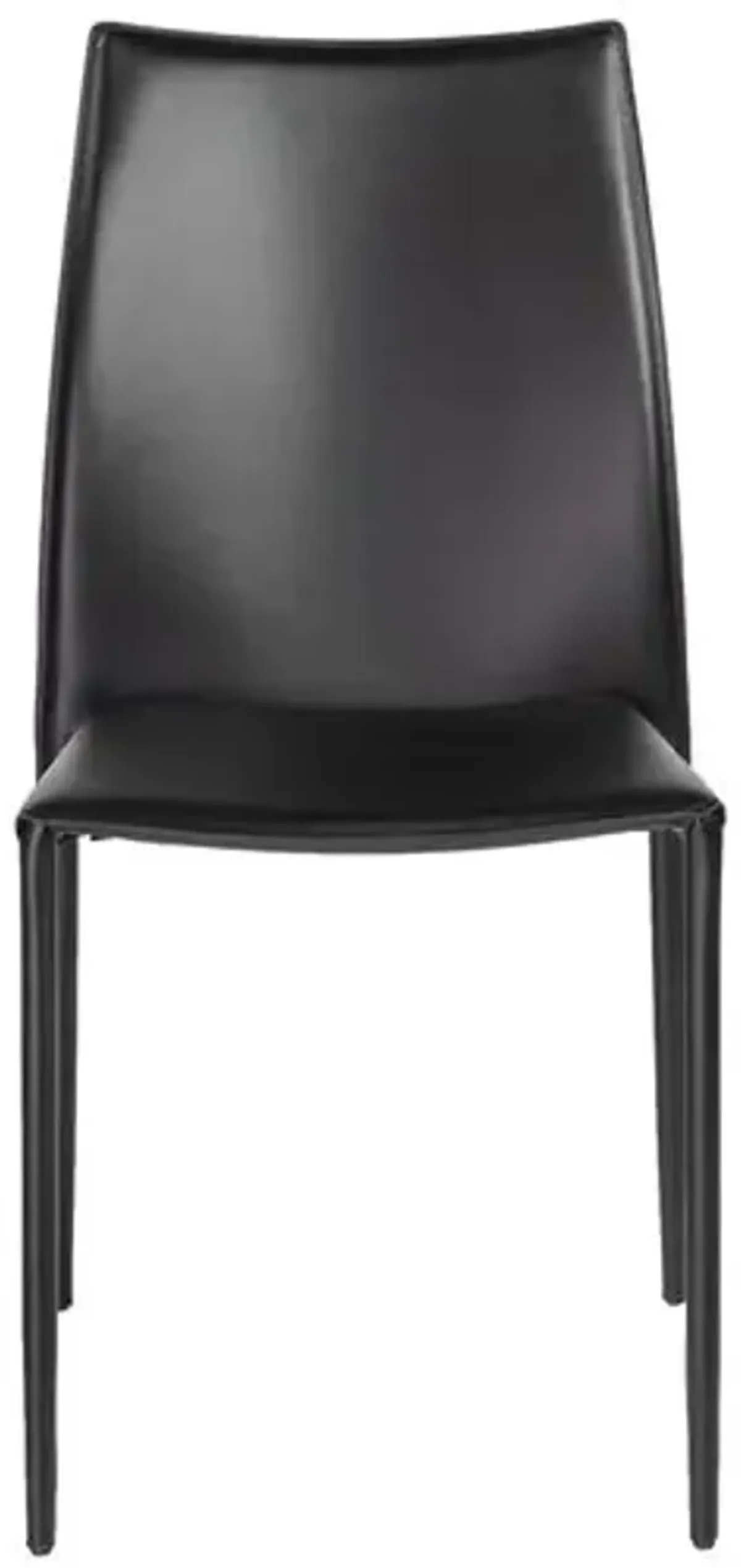 Set of 2 Calara Stacking Chairs - Black