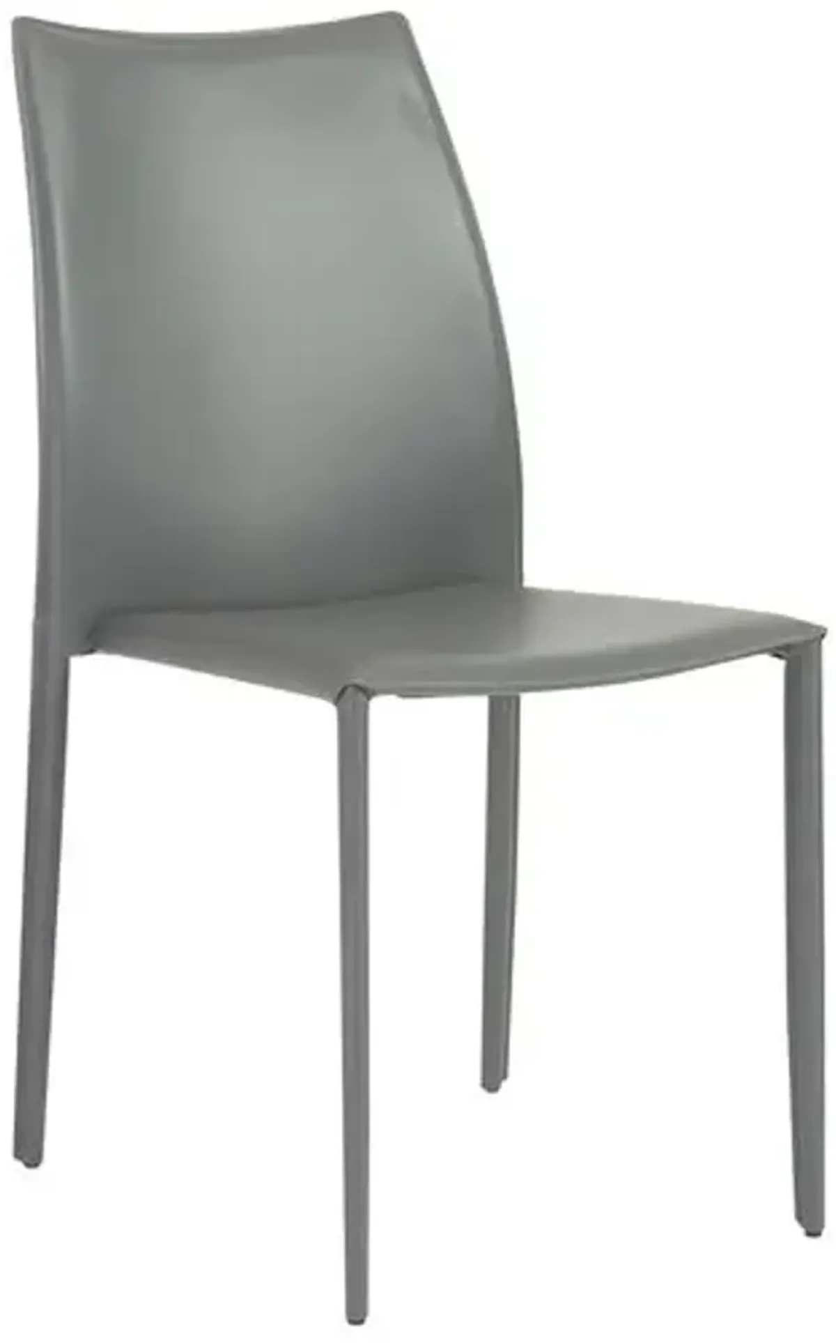 Set of 2 Calara Stacking Chairs - Gray