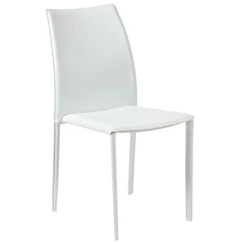 Set of 2 Calara Stacking Chairs - White