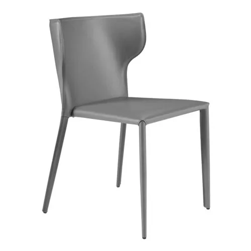 Set of 2 Elysium Stacking Chairs - Gray