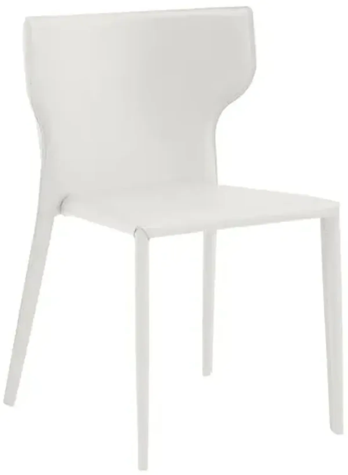 Set of 2 Elysium Stacking Chairs - White