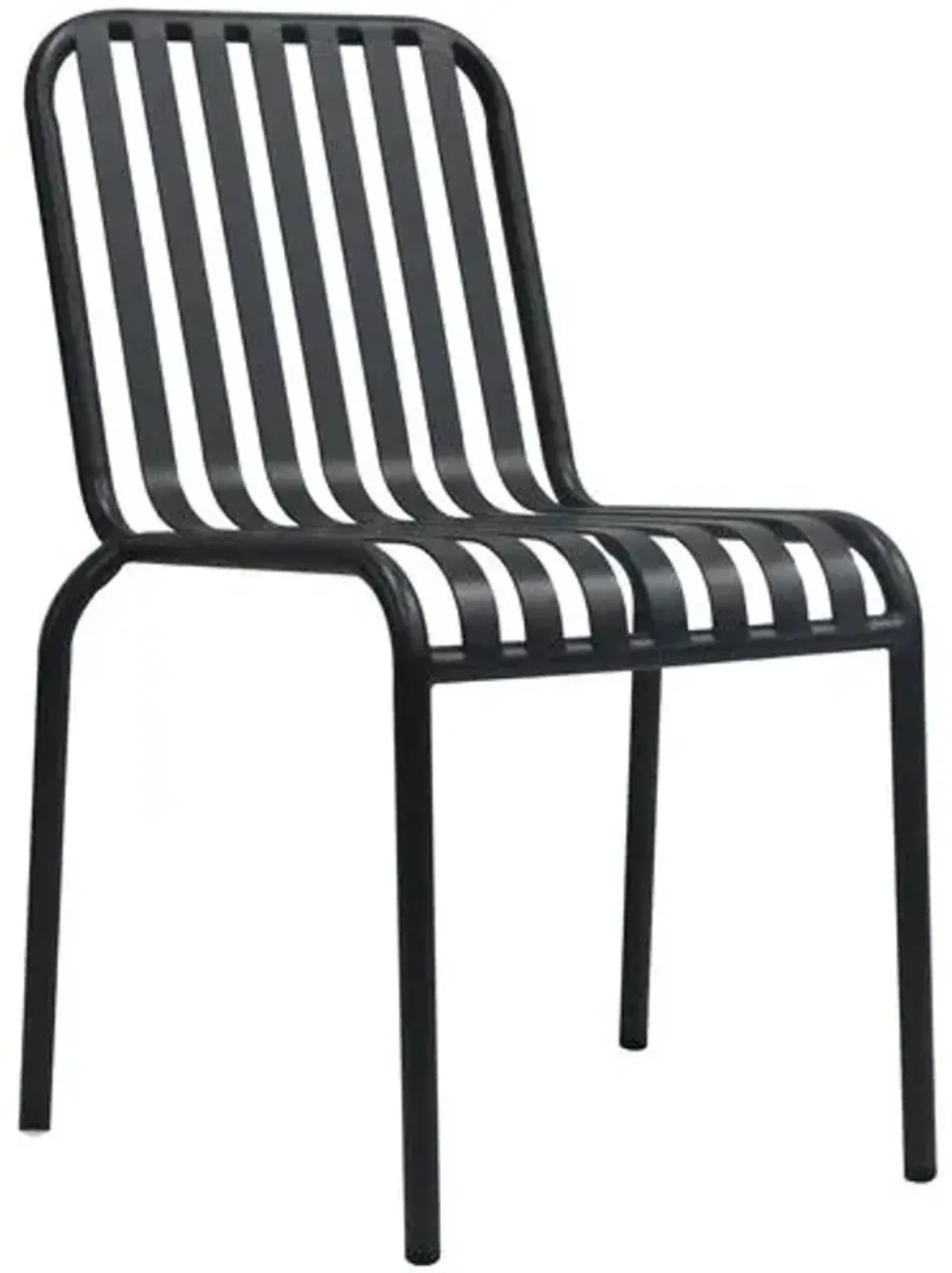 Set of 2 Arboria Outdoor Side Chairs - Black