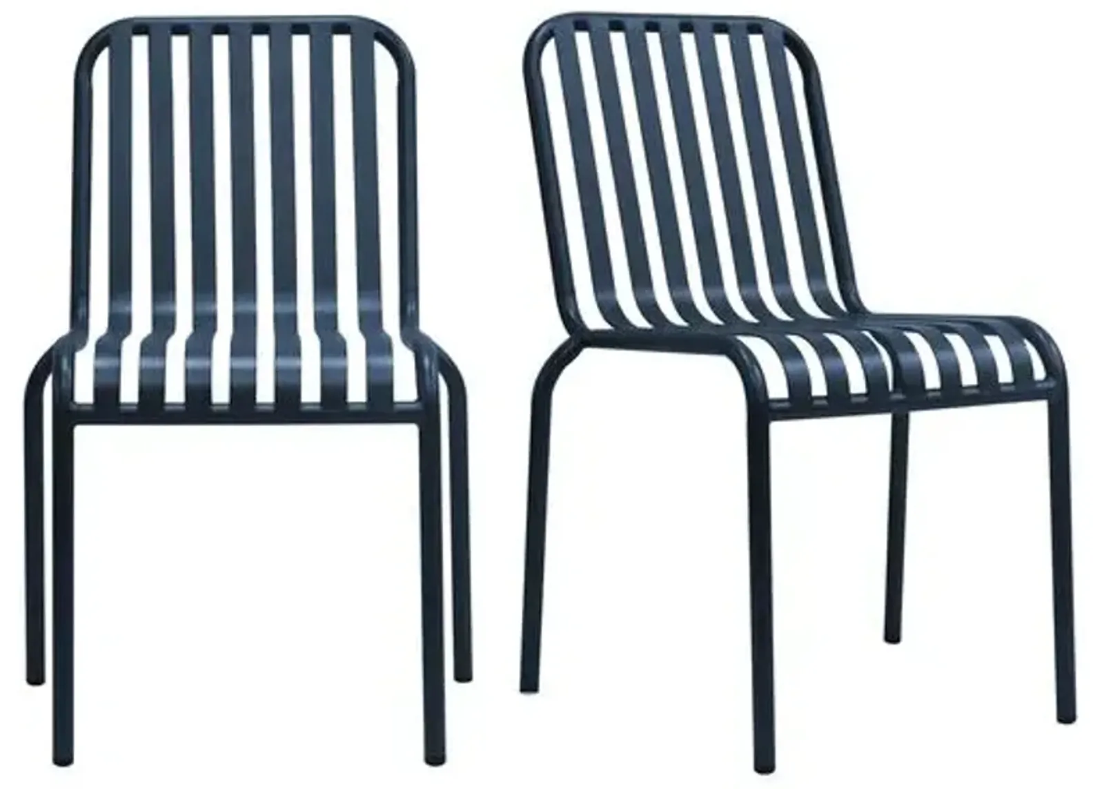 Set of 2 Arboria Outdoor Side Chairs - Blue