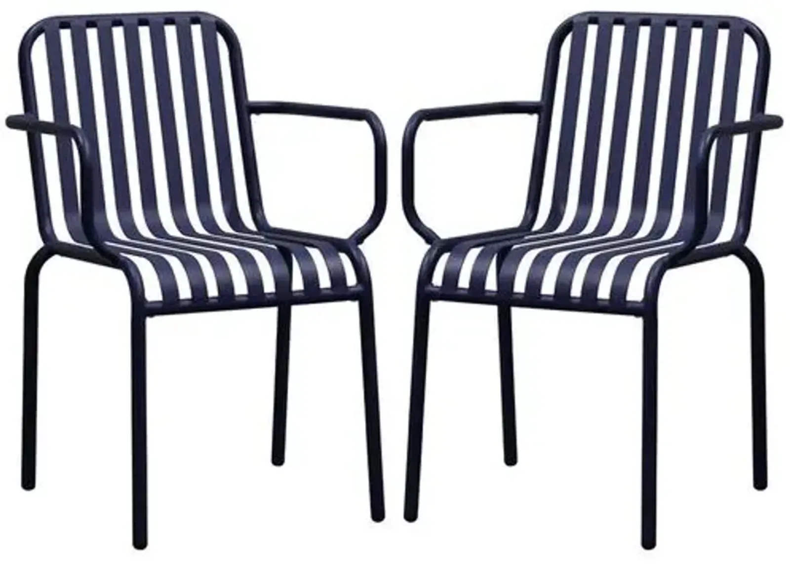 Set of 2 Arboria Outdoor Armchairs - Blue