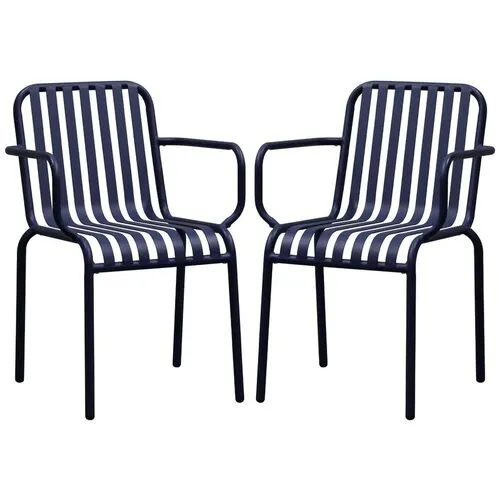Set of 2 Arboria Outdoor Armchairs - Blue