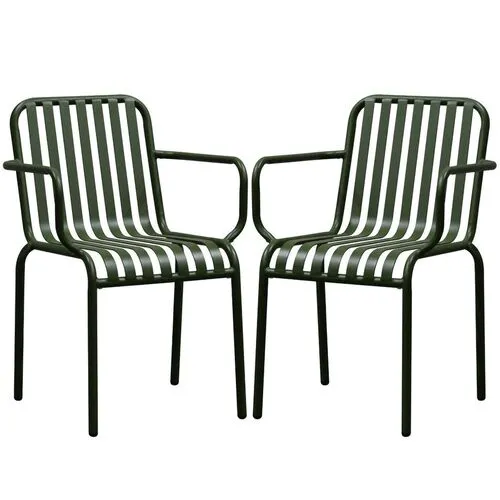 Set of 2 Arboria Outdoor Armchairs - Green