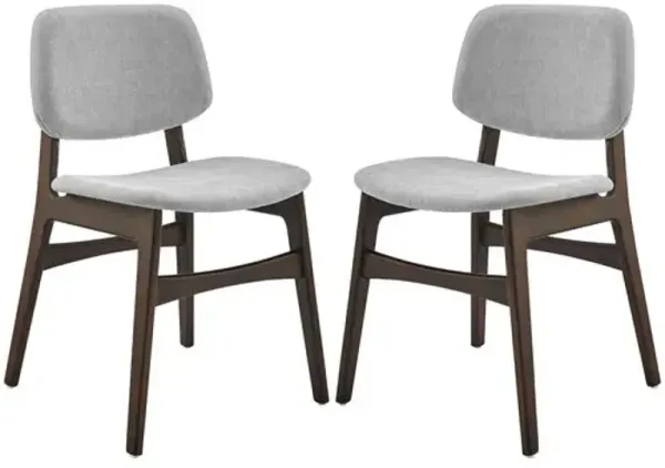 Set of 2 Valhara Side Chairs - Gray