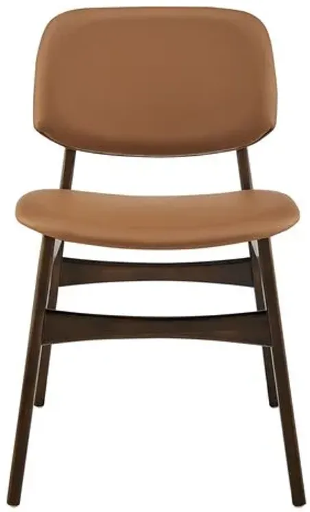 Set of 2 Valhara Side Chairs - Brown