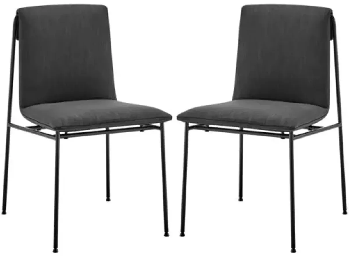 Set of 2 Nordholm Side Chairs - Gray