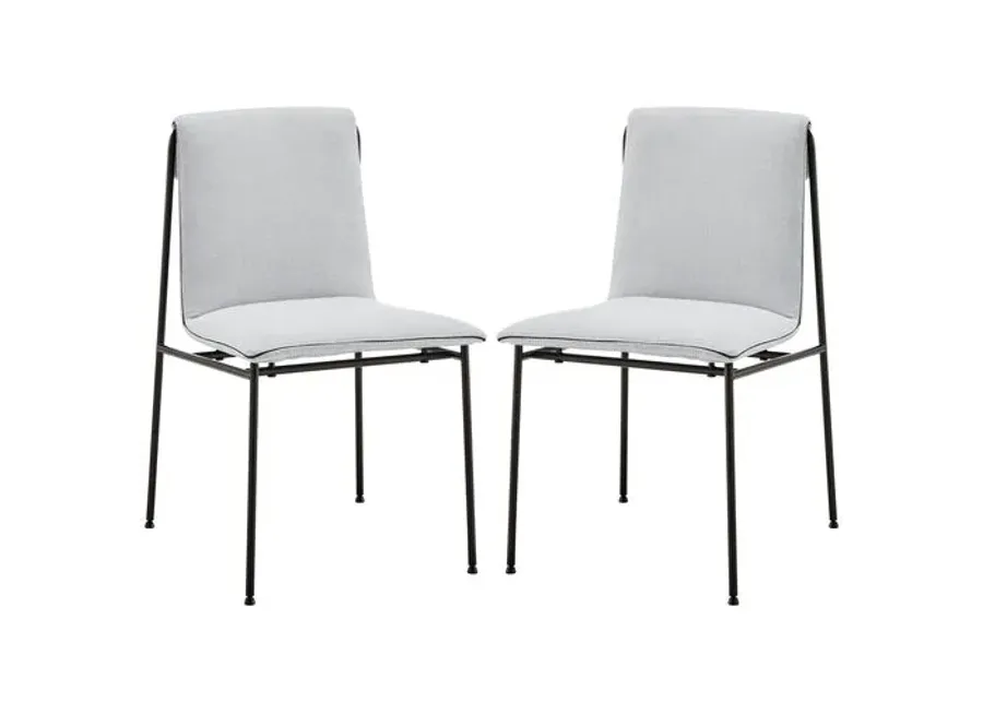 Set of 2 Nordholm Side Chairs - Gray