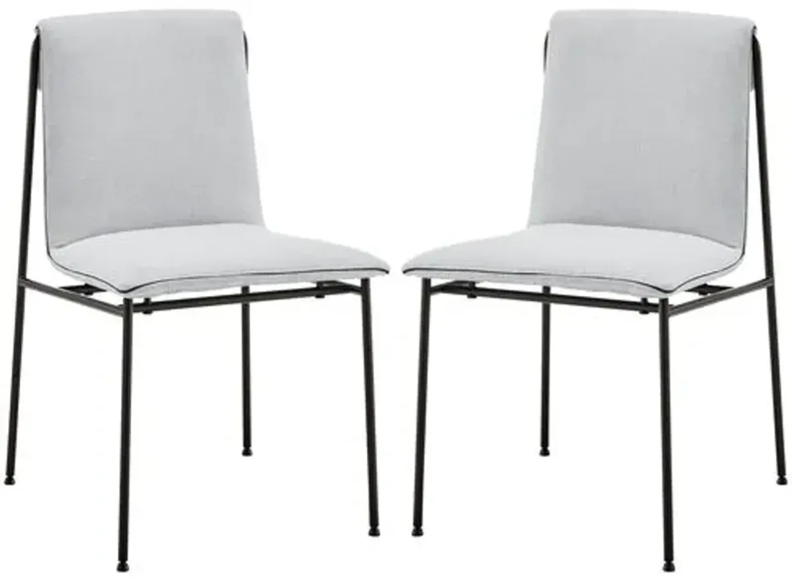 Set of 2 Nordholm Side Chairs - Gray