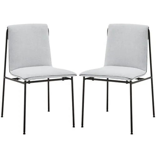 Set of 2 Nordholm Side Chairs - Gray