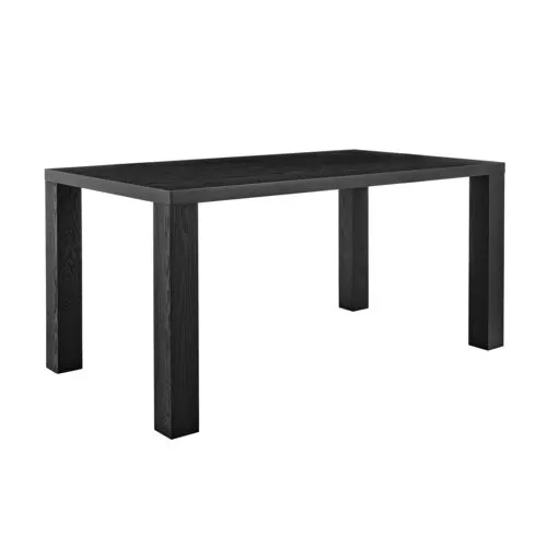 Duke 63" Rectangular Dining Table - Black