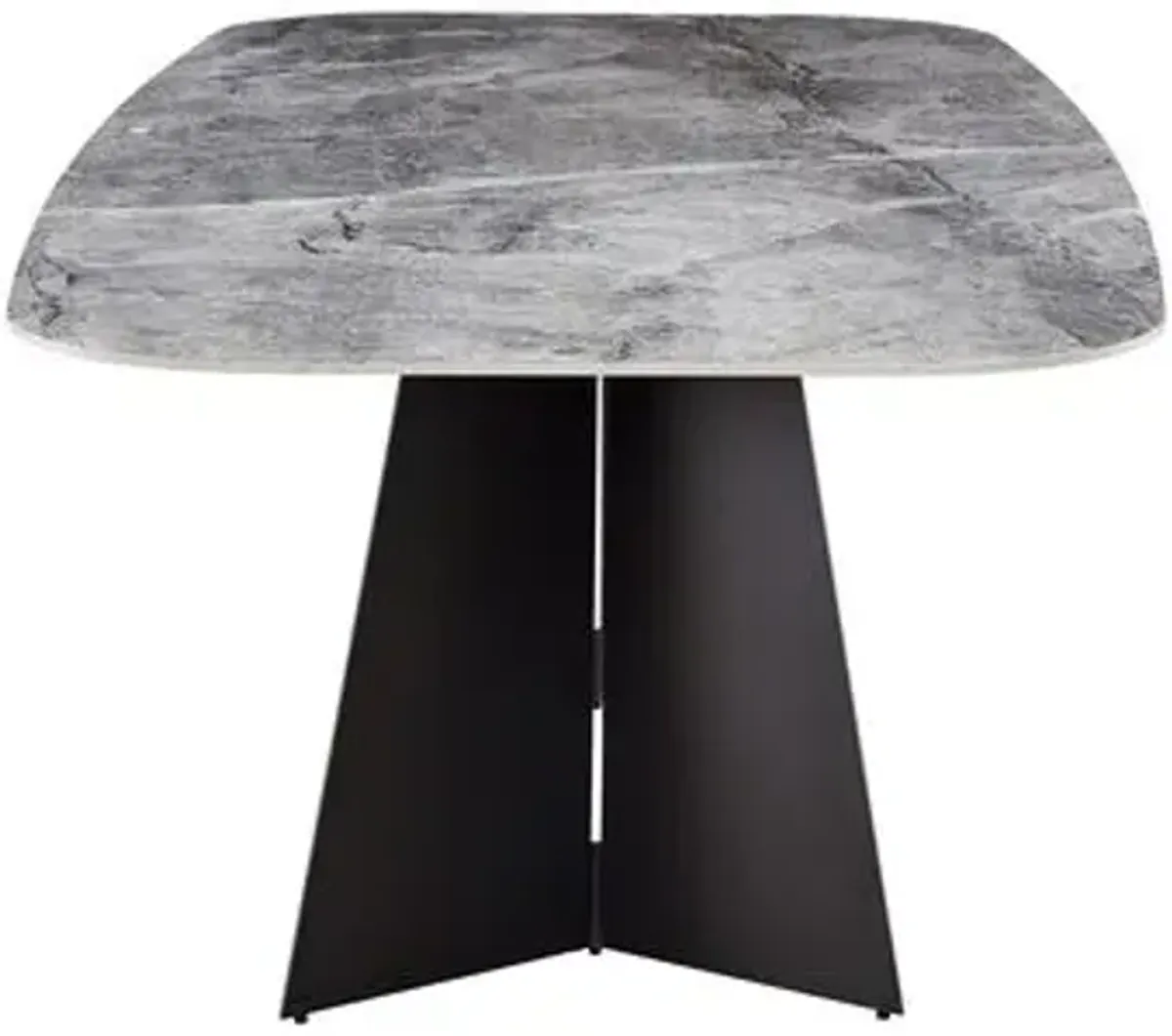 Verona 93" Dining Table - Gray Ceramic