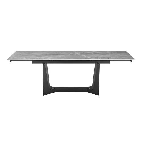 Verano 95" Extension Dining Table - Gray Ceramic